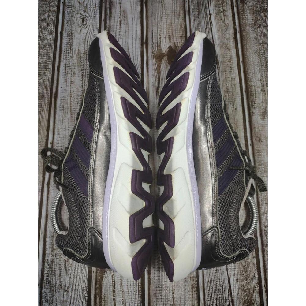 Adidas Jett Women's Size 9 Running Shoe adiPRENE+ Gray/Purple G49392 - Picture 7 of 9
